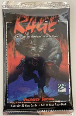 Rage The Werewolf: The Apocalypse Unlimited Booster Box 24 Sealed Packs - TCCCX - Image 3
