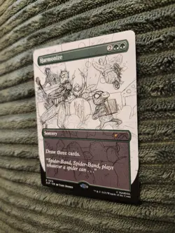MTG Harmonize 7015 Rare Sketch Version Secret Lair Spider-Man Bonus Card - Image 2