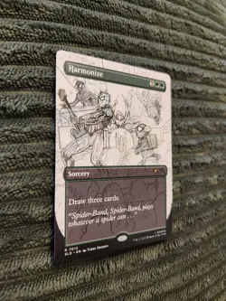 MTG Harmonize 7015 Rare Sketch Version Secret Lair Spider-Man Bonus Card - Image 3