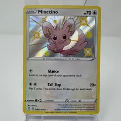 Pokemon Card - Minccino Shining Fates SV093/SV122 Shiny Holo Rare - Image 1