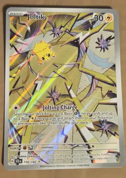 Joltik SCR Stellar Crown #150/142 Illustration Rare Pokemon Card T2-253 - Image 1