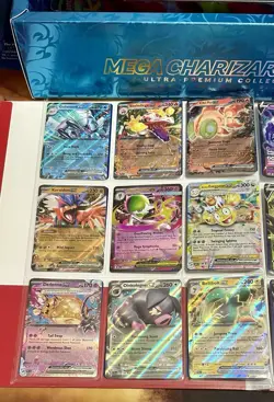Pokemon Card Collection Lot Vintage Binder Full Arts 250 Cards Mega Charizard #4 - Image 2