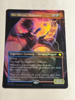 Magic: The Gathering - Foundations - Niv-Mizzet, Visionary Foil Borderless - NM - Image 1