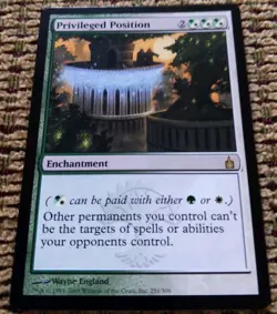 Privileged Position – Ravnica: City of Guilds – Near Mint – Commander Enchant - Image 2