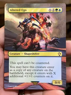 Altered Ego MTG Final Fantasy Commander Hand Painted Extended Altered Art Tentz - Image 2