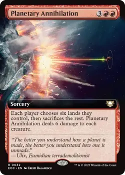 Planetary Annihilation (Extended Art) Commander: Edge of Eternities Regular - Image 1