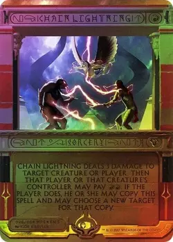 Chain Lightning - Foil - MTG Masterpiece Series: Amonkhet Invocations - NM - Image 1