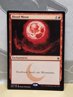 Blood Moon 122/249 Masters 25 NM MTG Rare Land Disruption Iconic - Image 1