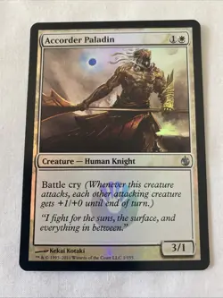 Accorder Paladin Mirrodin Besieged Foil - Image 1