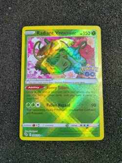 Radiant Venusaur 004/078 Pokemon GO Pokemon TCG - Image 1