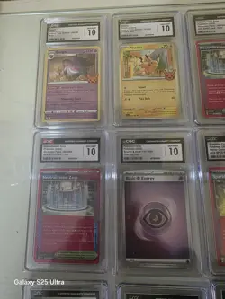 Pokemon TCG Lot Of 17 Graded cgc Cards 10’s 9's Gengar Pikachu Iron Bundle error - Image 2