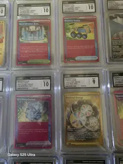 Pokemon TCG Lot Of 17 Graded cgc Cards 10’s 9's Gengar Pikachu Iron Bundle error - Image 3