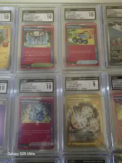 Pokemon TCG Lot Of 17 Graded cgc Cards 10’s 9's Gengar Pikachu Iron Bundle error - Image 4