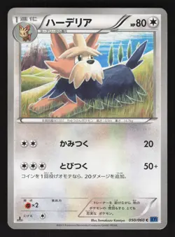 Herdier 050/060 Japanese,1st Edition Pokemon XY1 - Collection X - Image 1
