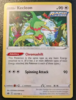 Kecleon 122/198 Rare Sword & Shield: Chilling Reign Pokemon TCG - Image 1