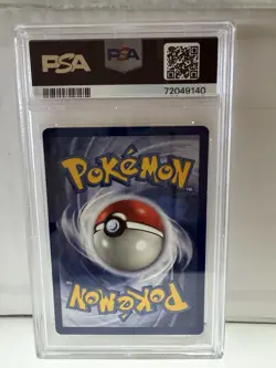 Pokemon Pikachu Yellow Cheeks 58/102 Base Set Shadowless 1st Edition PSA 8 - Image 2