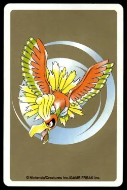 Smeargle 2 of Clubs Ho-Oh Poker Deck Pokemon Japanese ~ HP Stained - Image 2