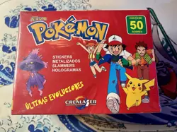 Pokemon Red Slammer Vol 1 Booster Box SEALED 50 Packs Holo Stickers & Pogs - Image 1