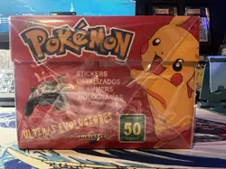 Pokemon Red Slammer Vol 1 Booster Box SEALED 50 Packs Holo Stickers & Pogs - Image 5