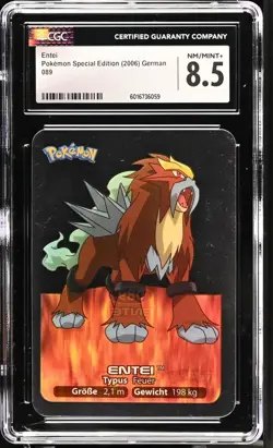 Pokemon Special Edition (2006) #089 Entei (CGC 8.5 NM-MT+) POP 1 of 1 - Image 1