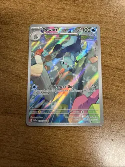Dewott 106/086 Sv: White Flare Holo NM-M Unplayed Pokemon PSA SubmissionUU - Image 1