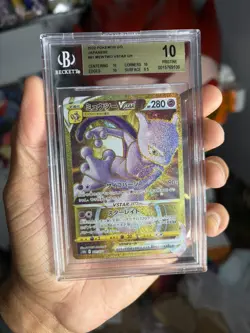 2022 Pokemon Go Japanese Mewtwo Vstar Ur BGS 10 #091/071 - Image 3