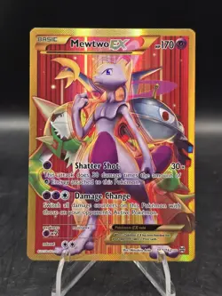 Pokemon TCG Mewtwo ex 164/162 Breakthrough Secret Rare Holo NM - Image 1