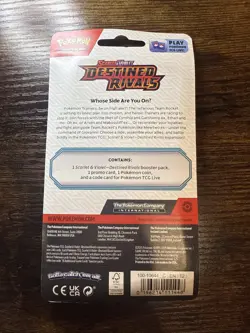 Pokemon Destined Rivals EEVEE PROMO CHECKLANE Blister Pack - BOOSTER + PROMO NEW - Image 2