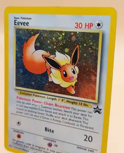 Eevee Holo Pokemon Black Star Promo #11 WOTC 1999-2000 SWIRL - Image 2