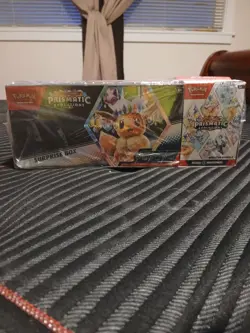 Pokemon Prismatic Evolutions Surprise Box And Booster Bundle Sealed - Image 1