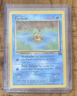 Pokemon TCG Psyduck #20 Non-Holo Vintage Black Star Promo - Image 1
