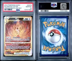 Pokemon 2023 Arceus VSTAR GG70 Crown Zenith Secret Rare Holo PSA 10 - Image 1
