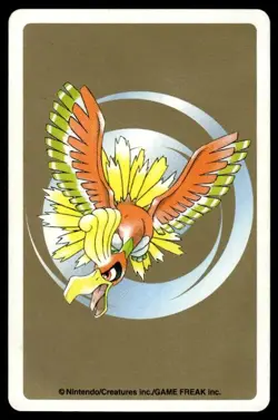 Ho-Oh Ace of Spades Ho-Oh Poker Deck Pokemon Japanese ~ HP Stained - Image 2