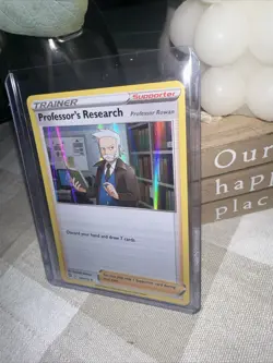 Pokemon Brilliant Stars Professor's Research 147 Ultra Rare Holo + Top Loader - Image 3