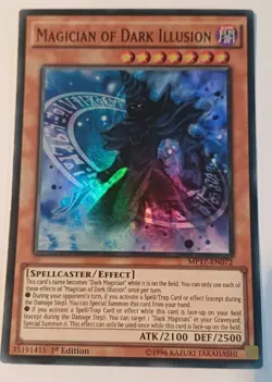 Yugioh Magician of Dark Illusion MP17-EN072 Super Rare 1st Edition VLP - Image 1