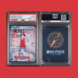 2026 ONE PIECE PROMOS COLLEGE BASKETBALL US VOYAGE MONKEY D. LUFFY PSA 10 - Image 1