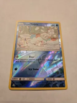 Alolan Vulpix 30/156 Pokemon Card Ultra Prism 2018 LP - Image 1