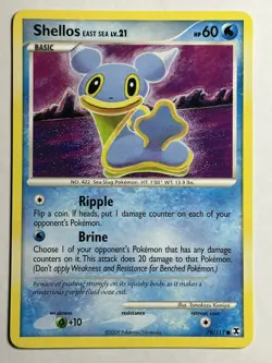 Shellos East Sea Rising Rivals 79/111 MP-LP Pokemon Card - Image 1