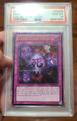 Yugioh 2010 Crush Card Virus PSA 10 Gem Mint Ultimate Rare UTR DPKB EN039 - Image 1