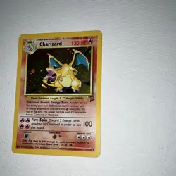 Pokemon Charizard Holo Rare 120 HP Base Set 2 4/130 2000 English TCG Card - Image 4