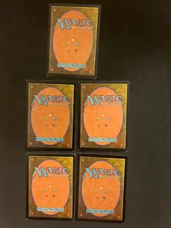 Portal Second Age [2 Swamp/2 Islands/1 Plains] Magic MTG Cards LP - Image 2