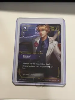 Riftbound Ezreal Prodigy (Purple) Champion Unit Card Alt Art 149a/221 - Image 1