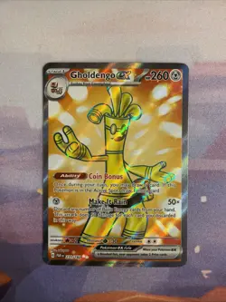 Pokemon TCG Gholdengo ex 231/182 2023 Paradox Rift Ultra Rare Card - NM - Image 1