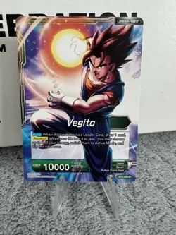 Going All In SSB Vegito BT3-055 Leader Foil Dragon Ball Super Card Game LP - Image 2