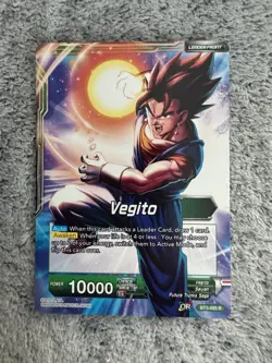 Going All In SSB Vegito BT3-055 Leader Foil Dragon Ball Super Card Game LP - Image 4