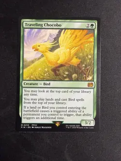 MTG Traveling Chocobo #210 Final Fantasy Near Mint - Pack Fresh & Never Played - Image 1
