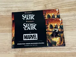 MTG Secret Lair X Marvel Spider-Man: Venom Unleashed (Colors) Rainbow Foil - Image 1