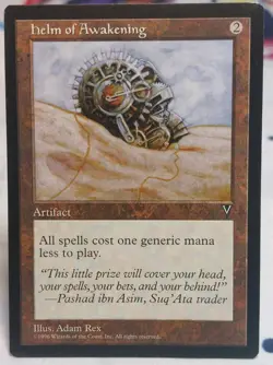 Helm of Awakening Visions Magic the Gathering 1996 - Image 1
