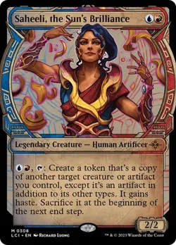 NM Showcase Saheeli, the Sun's Brilliance, MTG, LCI, Magic the Gathering, 308 - Image 1