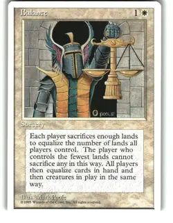 Magic the Gathering - Fourth Edition Balance 1995 256 Rare - Image 1